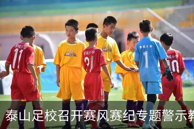 泰山足校召开赛风赛纪专题警示教育会，遏制各类赛场违规行为